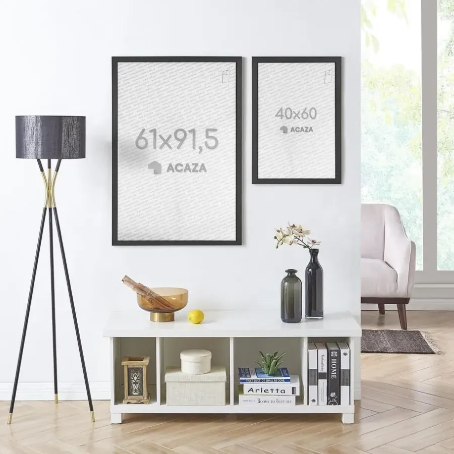 Merkloos Fotokader Madison voor Foto's van 40 x 60cm - MDF Houten Fotolijst - Zwart