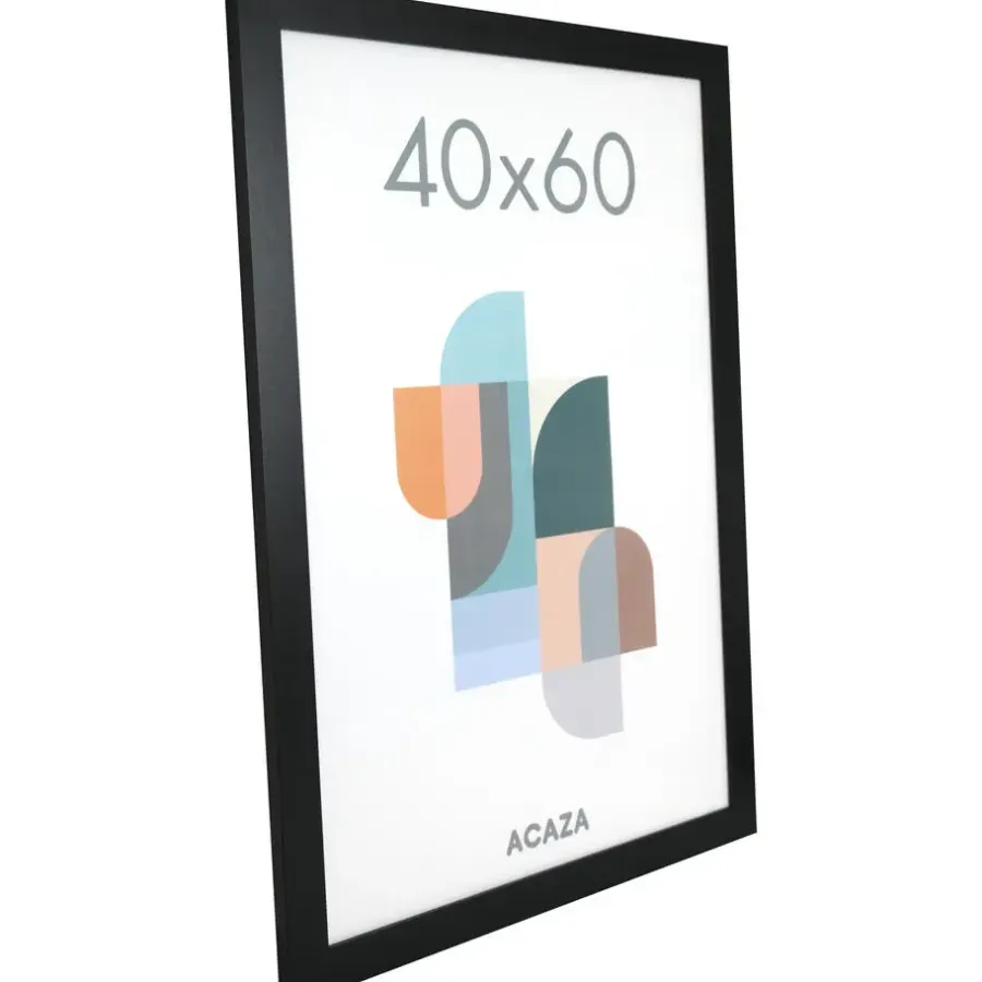 Merkloos Fotokader Madison voor Foto's van 40 x 60cm - MDF Houten Fotolijst - Zwart