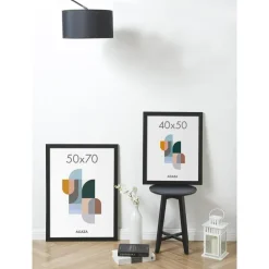 Fotolijsten-Merkloos Fotokader Madison voor Foto's van 40x50cm - MDF Houten Fotolijst - Zwart