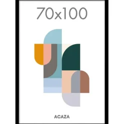 Fotolijsten-Merkloos Fotokader 70x100cm - Fotolijst in MDF Hout - Zwart