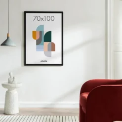 Fotolijsten-Merkloos Fotokader 70x100cm - Fotolijst in MDF Hout - Zwart