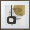 Fotolijsten-Leen Bakker Fotolijst Leiden MDF walnootbruin - 30x30 cm