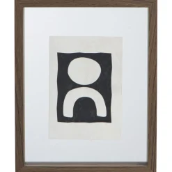 Fotolijsten-Leen Bakker Fotolijst Leiden MDF walnootbruin - 20x25 cm