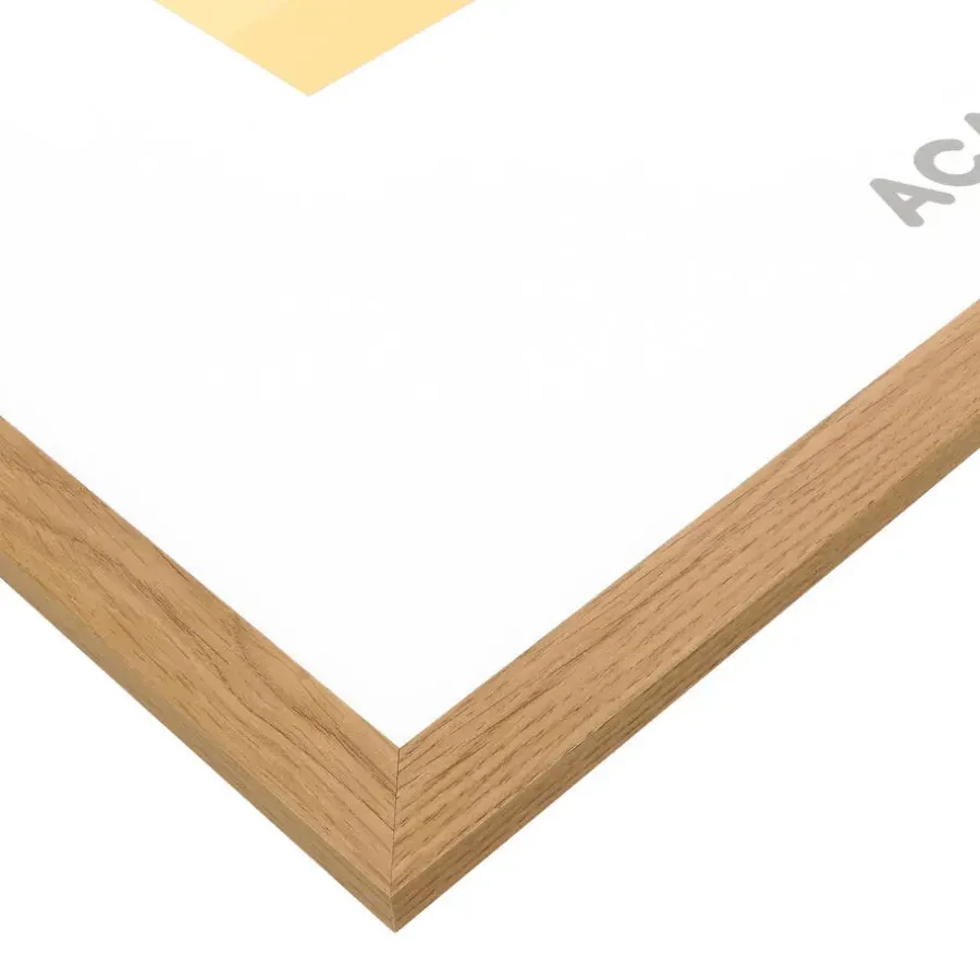 Merkloos Fotolijst Poster Formaat 61x91,5 cm - MDF Hout - Warme Eike