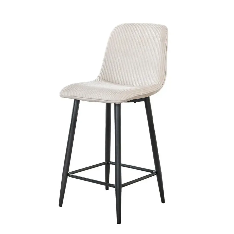 Fraaai - Freyja barstoel rib - gebroken wit