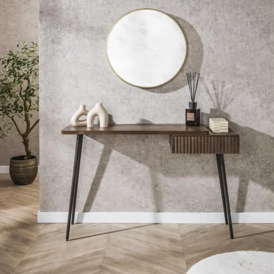 Sidetables-Fraaai - Marino sidetable - 120 cm - acaciahout - bruin