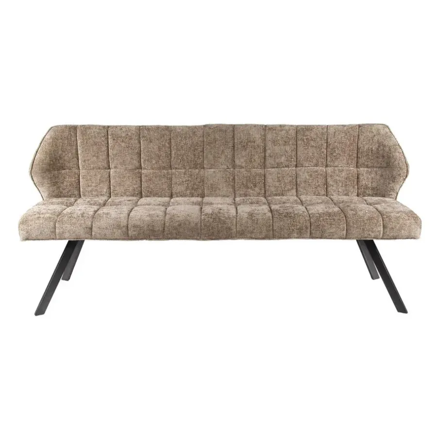 Fraaai - Ramon eetkamerbank 180 cm geweven - champagne