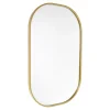 Spiegels-Fragix Iris Spiegel Ovaal - Goud - Metaal - 80x50