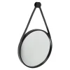 Spiegels-Fragix Triangle wandspiegel rond - Zwart - Metaal - Ø35cm - Industrieel