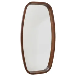 Fragix Wandspiegel Eva 40x80 Donker bruin hout