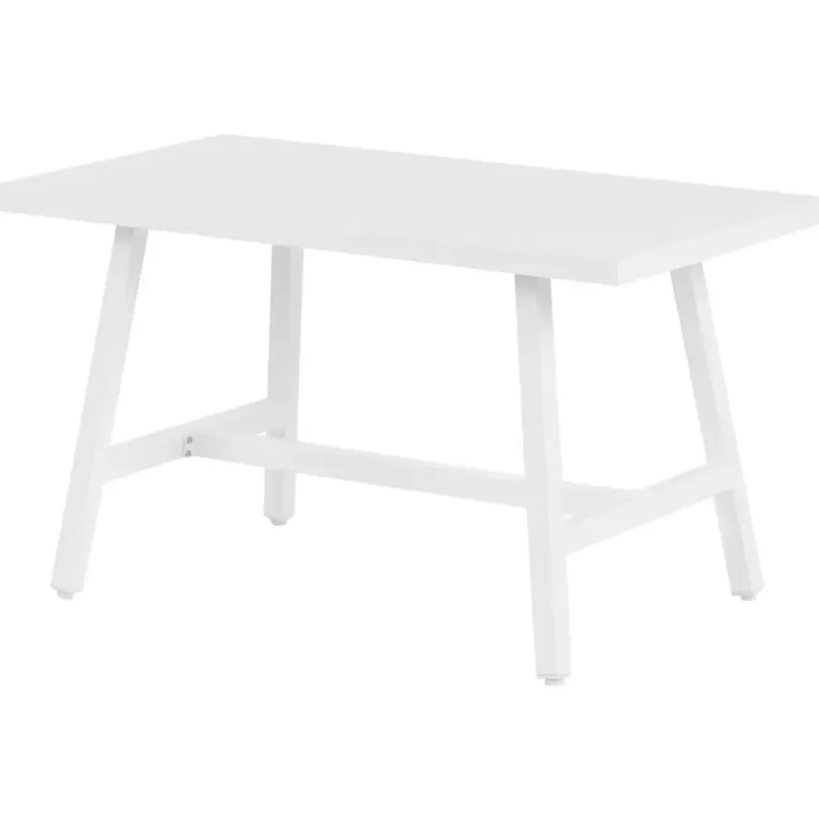 Beliani FRATTE - Tuintafel - Wit - Aluminium