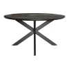 Industriële Eettafels-Furndea Eettafel Orianna rond - zwart 120cm