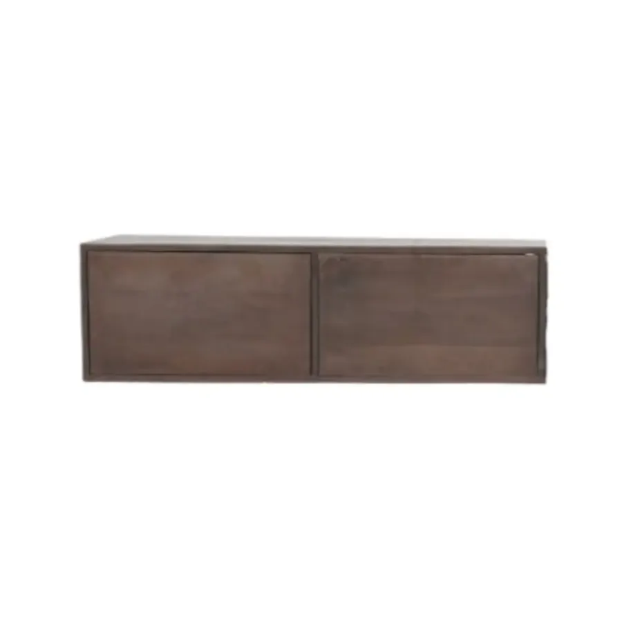Tv Meubels-Furndea Zwevend Tv meubel Melanie Walnoot 120x35x30cm
