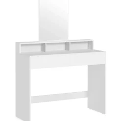 Furnihaus Makeup tafel met rechthoekige spiegel en 2 lades