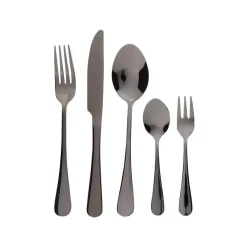 Besteksets-Beliani FUSILLI - Bestekset - Zwart - Roestvrij staal