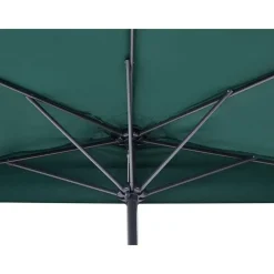 Beliani GALATI - Halfronde parasol - Groen - 270 cm - Polyester