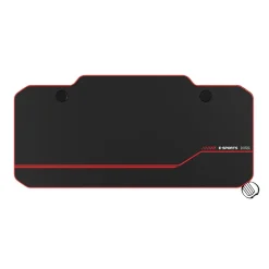 IVOL Gaming bureau zwart/rood - Elektrisch verstelbaar - 140x66 cm