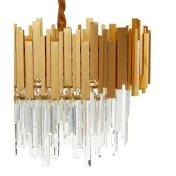 Beliani GARCIA - Kroonluchter - Goud - Aluminium