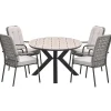 Garden Impressions Aleria - Tulli tuinset 5-delig taupe 180x115 cm