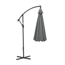 Parasols-Garden Impressions Athene zweefparasol Ø300 cm - licht grijs