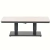 Tuintafels-Garden Impressions Brugge verstelb. loungetafel 150x87 - donker grijs