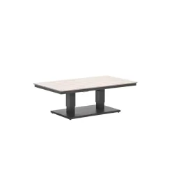Tuintafels-Garden Impressions Brugge verstelb. loungetafel 150x87 - donker grijs