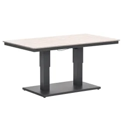 Tuintafels-Garden Impressions Brugge verstelb. loungetafel 150x87 - donker grijs