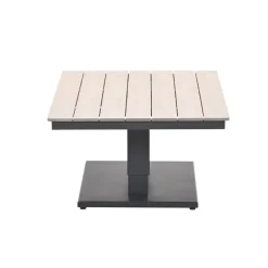 Tuintafels-Garden Impressions Brugge verstelb. loungetafel 150x87 - donker grijs