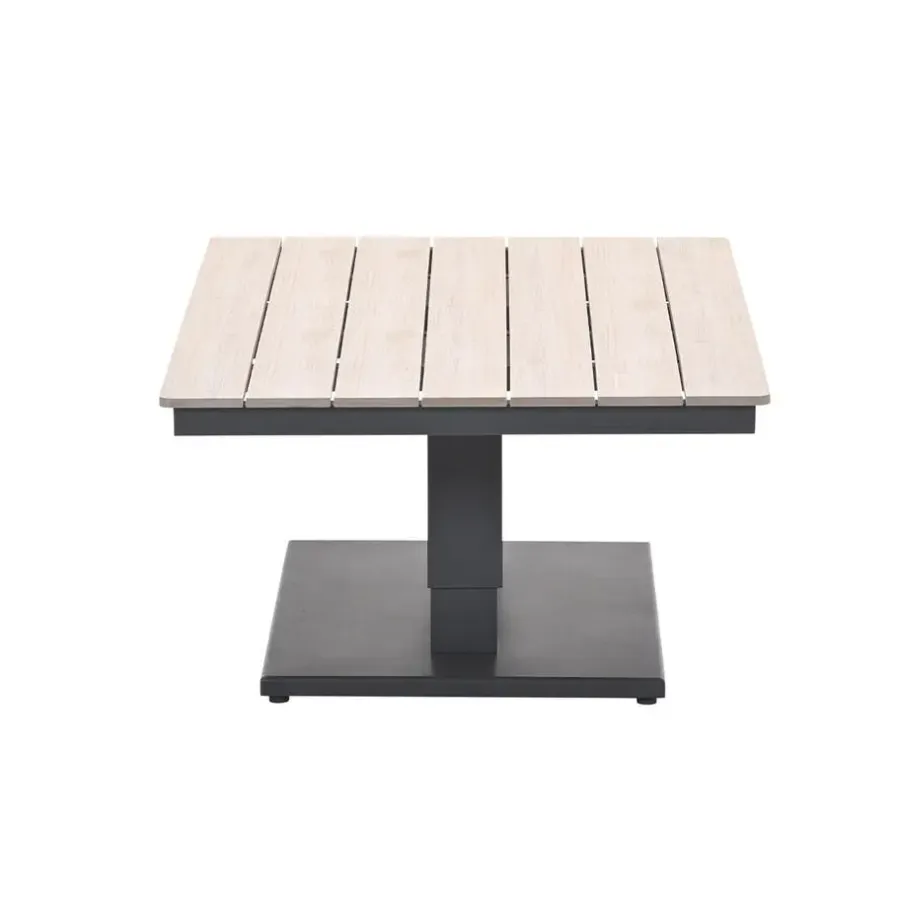 Tuintafels-Garden Impressions Brugge verstelb. loungetafel 150x87 - donker grijs