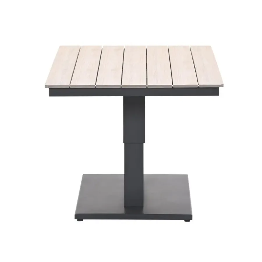 Tuintafels-Garden Impressions Brugge verstelb. loungetafel 150x87 - donker grijs