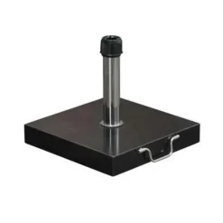 Parasolvoeten-Garden Impressions Cosmo granieten voet 60K - black polished