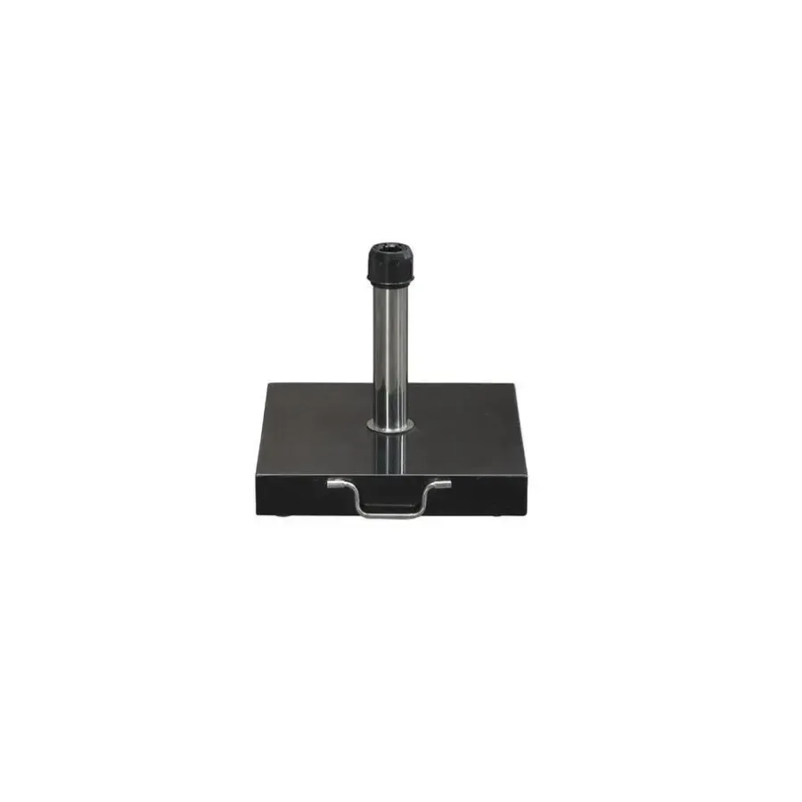 Parasolvoeten-Garden Impressions Cosmo granieten voet 40K - black polished