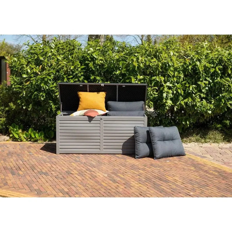 Kussenboxen-Garden Impressions Debas opbergbox 490 liter - grijs