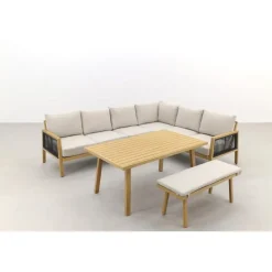 Loungesets-Garden Impressions Decala lounge dining set - 3-delig