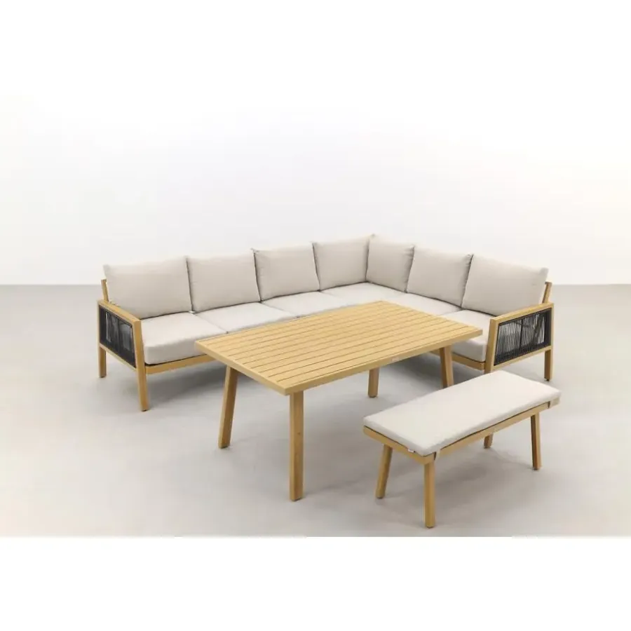 Loungesets-Garden Impressions Decala lounge dining set - 3-delig