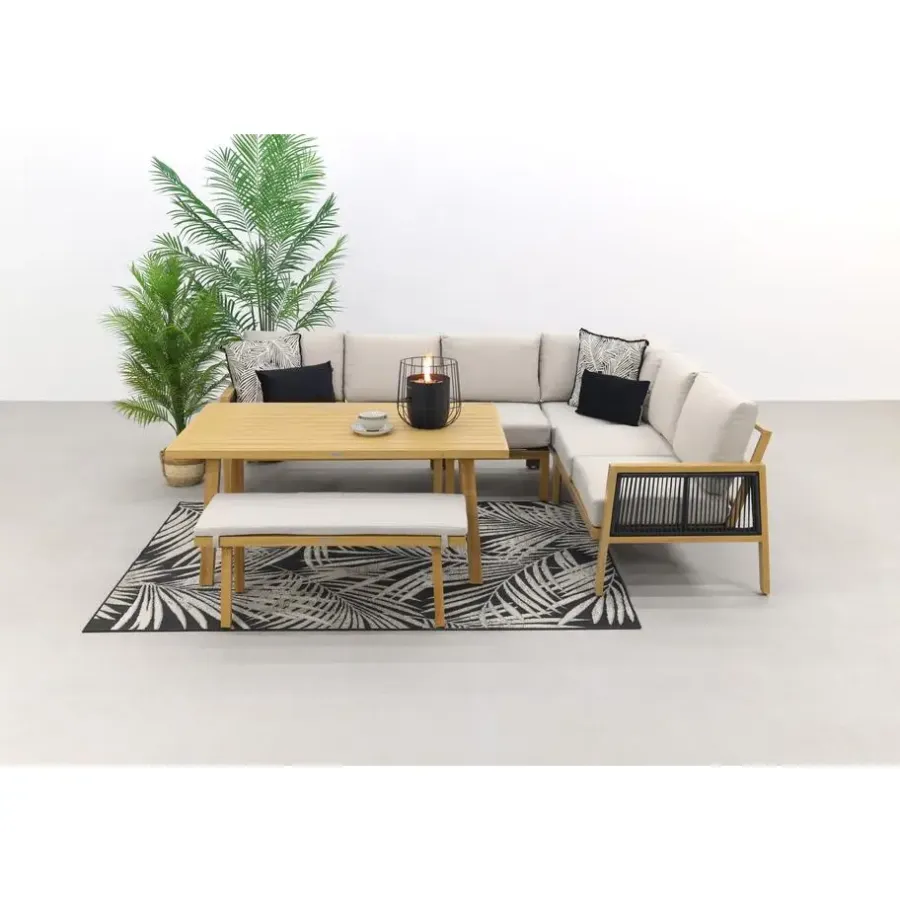 Loungesets-Garden Impressions Decala lounge dining set - 3-delig