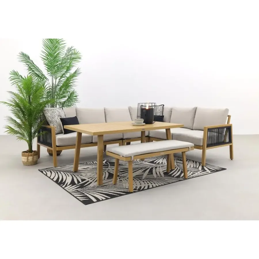 Loungesets-Garden Impressions Decala lounge dining set - 3-delig