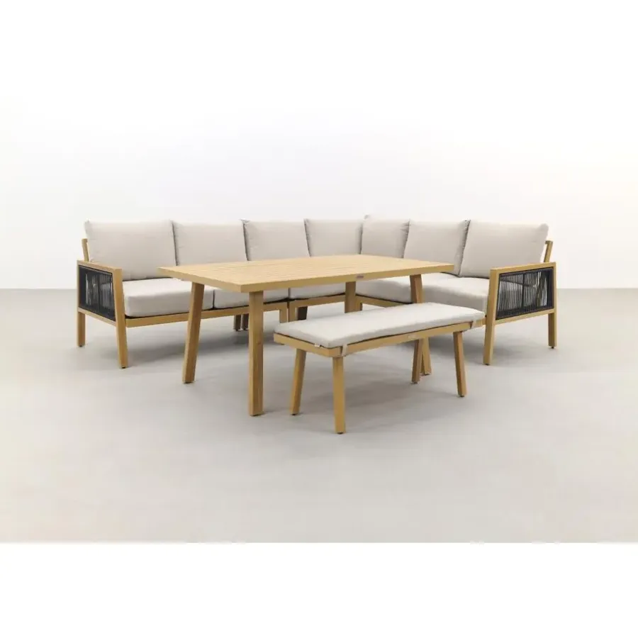 Loungesets-Garden Impressions Decala lounge dining set - 3-delig