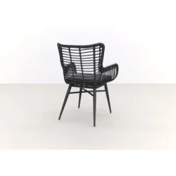 Tuinsets-Garden Impressions Edison 148 cm. - ronde tuinset / Jasmine black