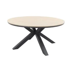 Tuinsets-Garden Impressions Edison 148 cm. - ronde tuinset / Jasmine black