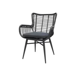 Tuinsets-Garden Impressions Edison 148 cm. - ronde tuinset / Jasmine black