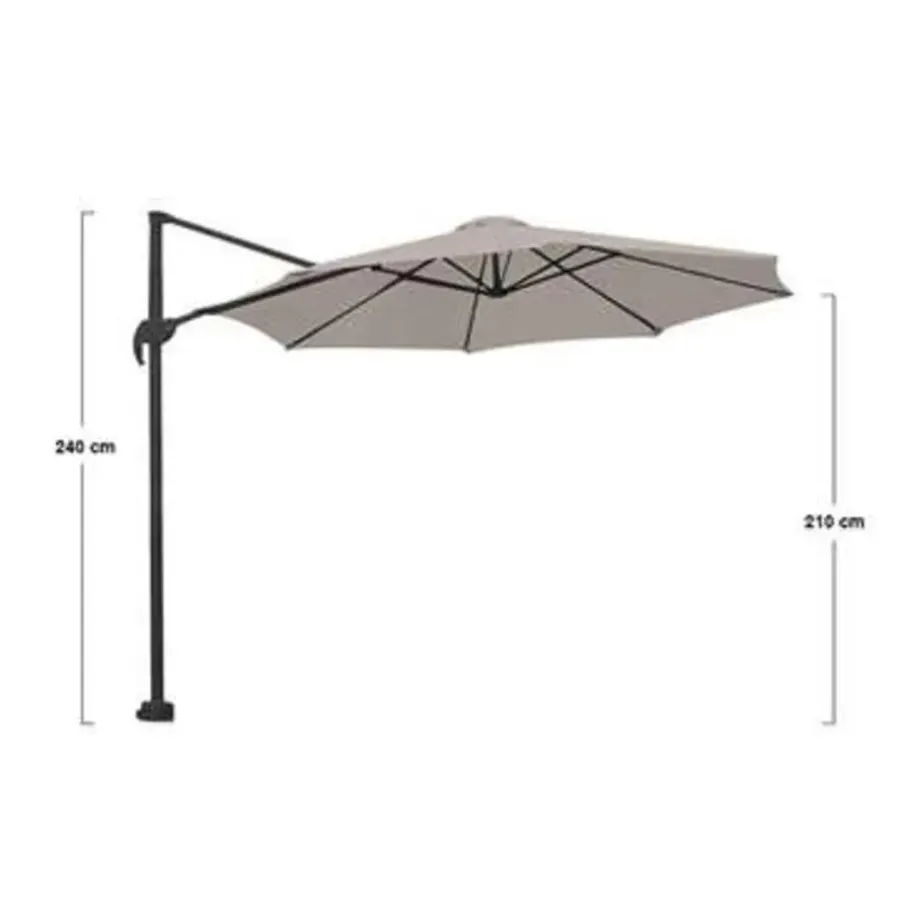 Parasols-Garden Impressions Hawaii zweefparasol S Ø300 cm zand