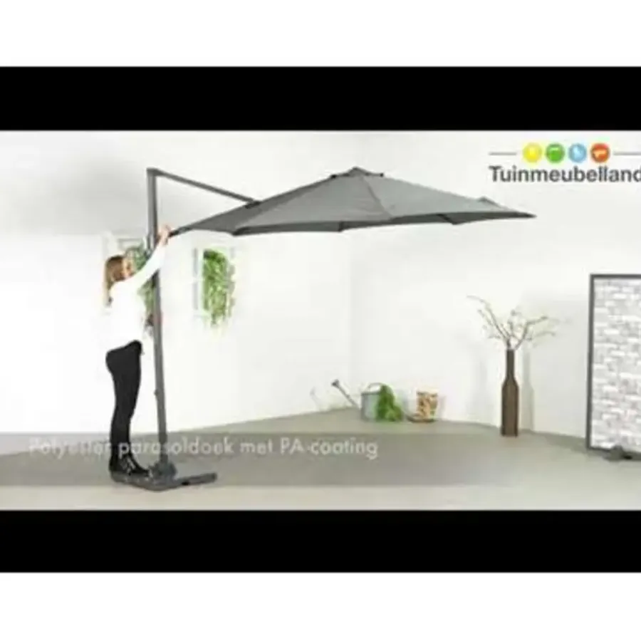 Parasols-Garden Impressions Hawaii zweefparasol S Ø300 cm zand