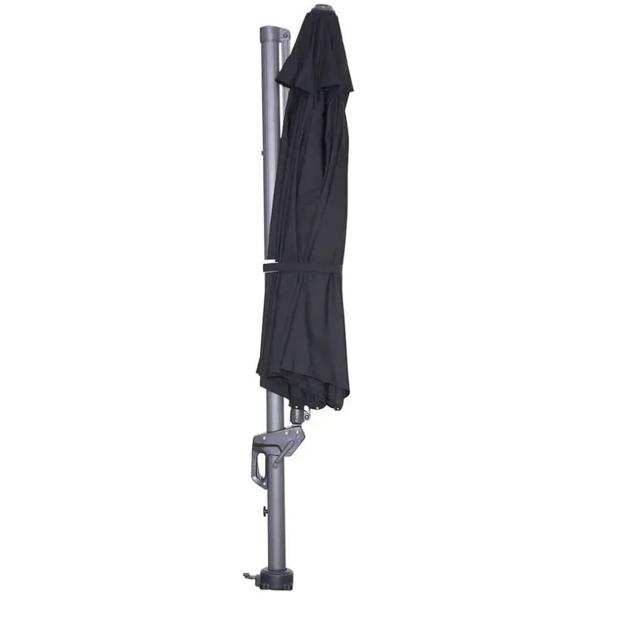 Garden Impressions Hawaii zweefparasol Ø350 c. black - zwart