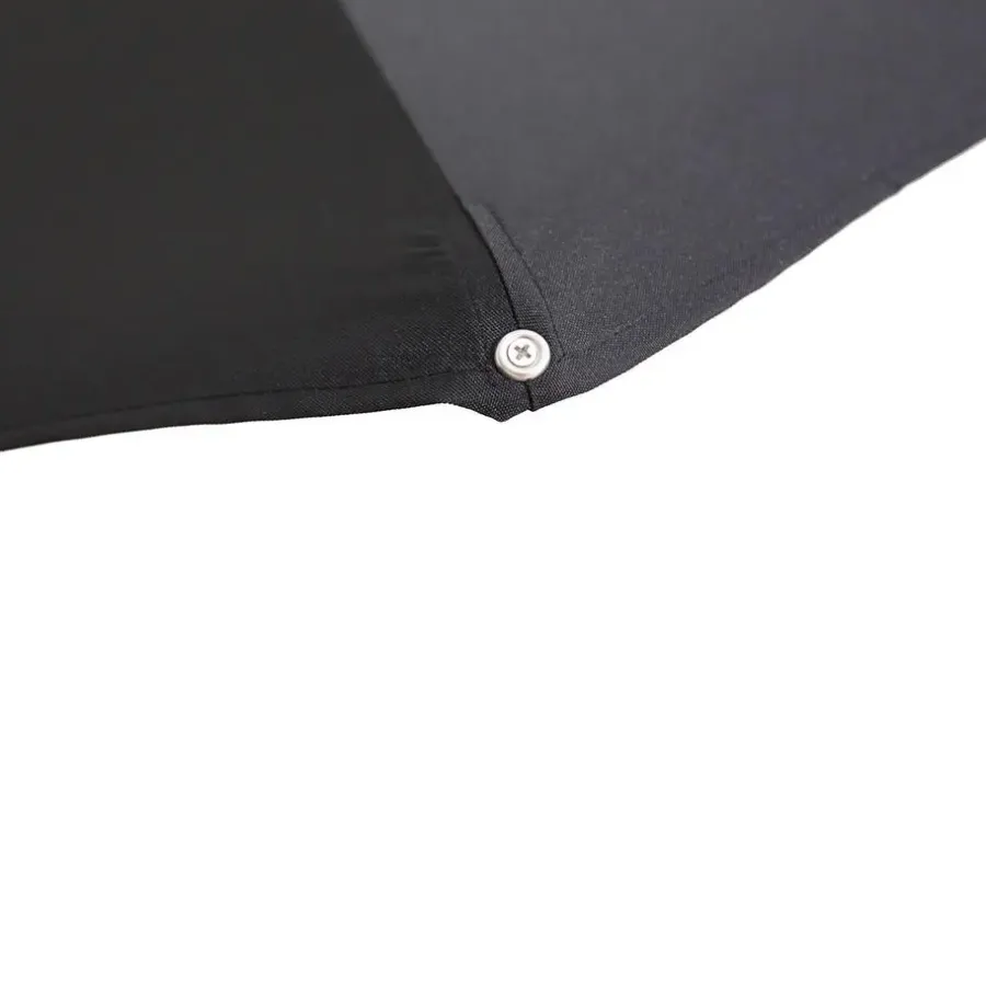 Garden Impressions Hawaii zweefparasol Ø350 c. black - zwart