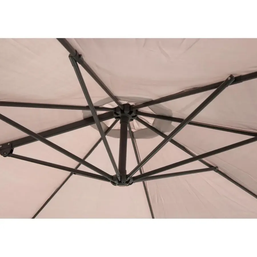 Parasols-Garden Impressions Hawaii zweefparasol S 250 x 250 cm taupe