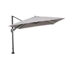 Parasols-Garden Impressions Hawaii zweefparasol Lumen LED 300x300 cm - zand