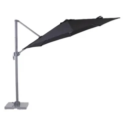 Garden Impressions Hawaii zweefparasol S Ø300 cm zwart