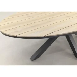 Tuinsets-Garden Impressions Jasmine Natural/Edison 220x115 cm. - ovale tuinset