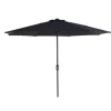 Parasols-Garden Impressions Lotus parasol Ø300 cm - zwart